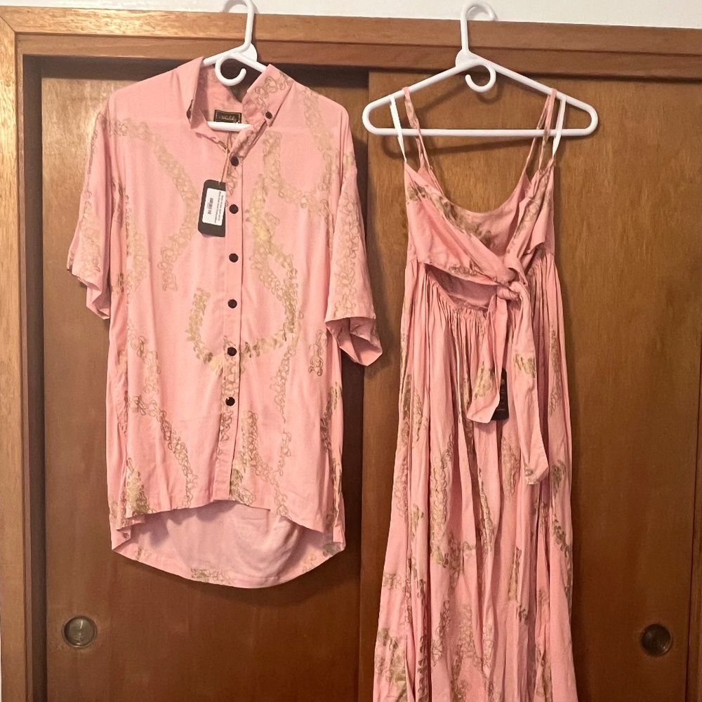 Matching Kahulalea Pink Gold Puakenikeni